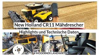 New Holland CR11 Mähdrescher - Highlights und Technische Daten