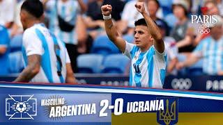 Highlights & Goles: Argentina vs Ucrania 2-0 | Juegos Olímpicos París 2024 | Telemundo Deportes