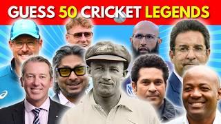 Test Your Cricket Knowledge: Guess 50 Legends in 10 Seconds! 