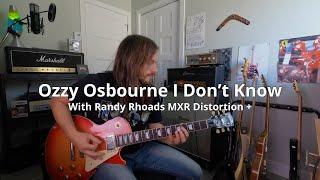 MXR Randy Rhoads Distortion + First Jam