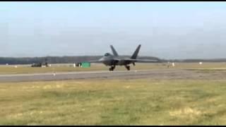 F-22 Raptors arrive at Łask Air Base, Poland!!