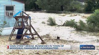 Woodhull Main Street bridge damage