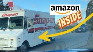 Amazon Tool on the Snap On Truck