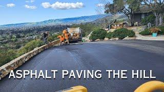 Asphalt Paving on Steep Hills