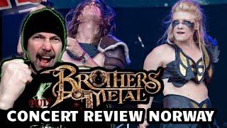 BROTHERS OF METAL - CONCERT REVIEW 2024- Live Oslo Norway - Sentrum Scene Glory and the Beast Tour