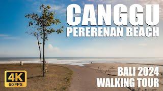 BALI 4K Beach Walk | Pererenan to Canggu Walking Tour