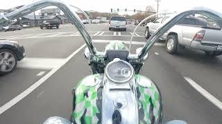 Taking my custom built Harley Davidson roadking for a spin pov #theyknowyktv #roadking #motorvlog