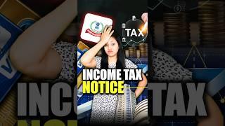 Income Tax Notice  For Stock Market #shorts