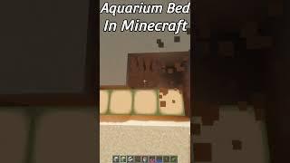 Aquarium Bed In Minecraft! | #Shorts