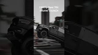 1300Hp Ram TRX WHEELIE LAUNCH!! #trx #ram #srt #srt8 #trackhawk #dodge #1000hp #hellcat #fastcar