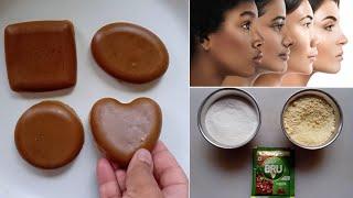 Skin Whitening Homemade De -Tan Soap .