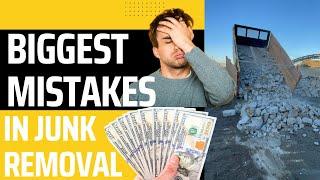 Junk Removal Rookie Mistakes, Super Costly! (How You Can Avoid Them)