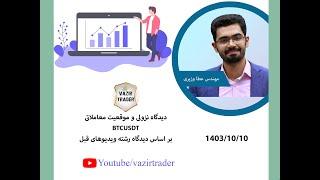 تغییر روند و دیدگاه معاملاتی روی بیت کوین بر اساس رشته ویدیو های قبلی