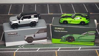 Tarmac Works Diecast Land Rover and Dodge Viper ACR Extreme. Unboxing Review!