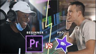 Beginner Editor on Adobe Premiere VS. Pro on iMovie - Video Editing Showdown!