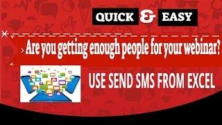 bulk sms excel plugin | how to send sms using excel plugin | sending bulk sms using excel plugin