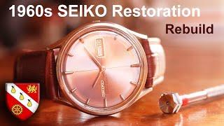 1960s SEIKO Restoration - The  Re-lume and Rebuild