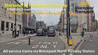 Blackpool & Fleetwood Tramway: Confused.tram on Sunday 21st July 2024