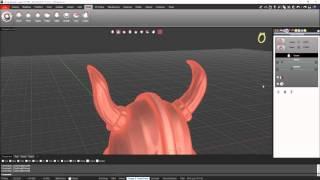 Clayoo 2 - Sculpting Viking Helmet (RhinoGold 6 Interface)