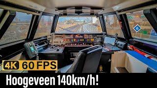 Train Cab Ride NL / Hoogeveen at High Speed! / Zwolle - Assen - Groningen / ICM / November 2023