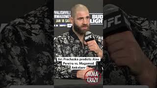 Jiri Prochazka prediction on Alex Pereira vs. Magomed Ankalaev for UFC 313 #ufc313