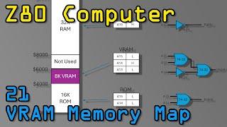 Z80 Computer Part 21 - VRAM Memory Map