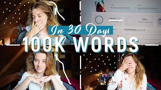 I wrote 100,000 words in 30 days ️ an unhinged summer writing vlog