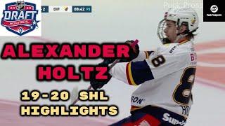 Alexander Holtz 19-20 SHL Draft Highlights