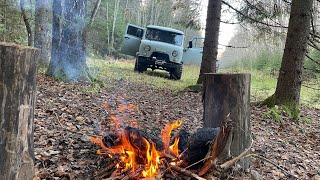 УАЗ буханка- первый выезд на пикник.