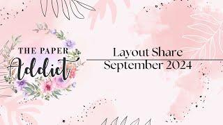 Scrapbook Layout Share | September 2024