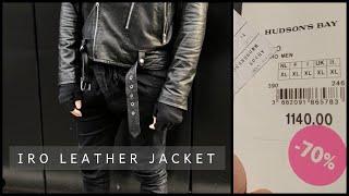 Why I purchased this Expensive Iro Leather jacket