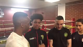 Boxer & Coach Interview (26/7/19) Jayden Gordon, Vivein Parsons & Bobby Miltiadous. Afewee