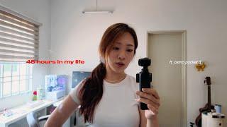 48hours in my life  osmo pocket 3 vlog ∙ packing for travel, new keyboards,  social event