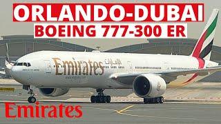 Emirates Boeing 777-300 ER | Orlando-Dubai | long haul flight | Emirates Economy class | Trip report