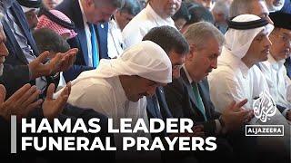 Funeral prayers for Ismail Haniyeh: Hundreds of mourners attend service in Doha