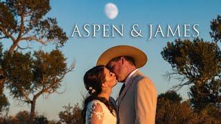 Aspen & James | Green River Wyoming | Wedding Film | 4K | Adventure Wedding Cinema