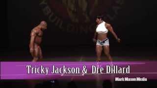 Tricky Jackson & Dre Dillard guest posing at the Rocket City