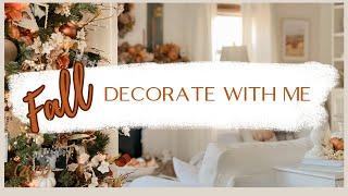 NEW FALL 2023 DECORATE WITH ME | COZY FALL STYLING | HOW TO DECORATE A FALL TREE