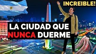  La ciudad de LA FURIA  Así es BUENOS AIRES de NOCHE  ¿Argentinos Nunca DUERMEN? 