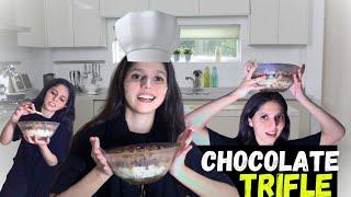 Aj mai nai Chocolate Trifle bnaya||Rohay Fatima Vlogs