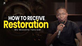 The Mystery of restoration | Miz Mzwakhe Tancredi