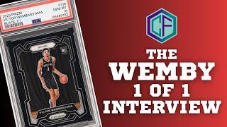 The Wemby 1 of 1 Interview - Pulling the 1 of 1 Black Prizm Wembanyama Rookie Card