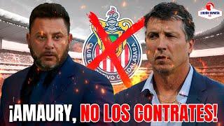 NO LOS TRAIGAS AMAURY | Las razones por las que Mohamed y Siboldi no deberían llegar a Chivas