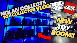 Nolan Collect's NEW Toy Room! Mythic Legions & Lego Display!