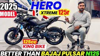 125cc की King बाइक All new Hero Xtreme 125r 2025 model Better than Bajaj pulsar N125 & Honda Sp125