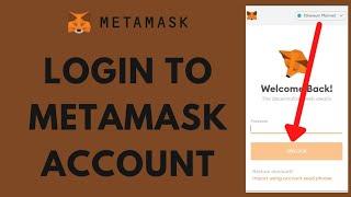 How to Login to Metamask Account | MetaMask Tutorial for Beginners