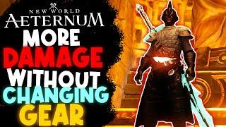 INCREASE Your Damage WITHOUT Getting New Gear! ️New World Aeternum