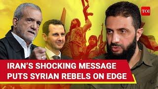 Iran’s Direct Response To Syrian Rebels Sends Shockwaves Across Region Erdogan Offers Surprise Deal