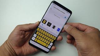 How to change Keyboard color on Samsung phone