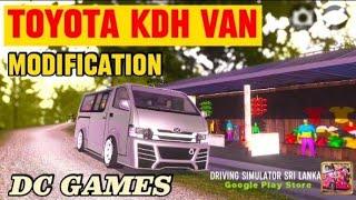 KDH VAN MODEL MODIFICATION ( DC GAMES)